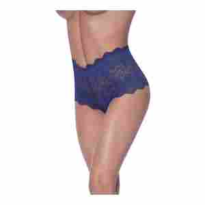 Split Crotch Lace Boy Short