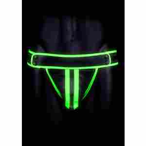 Striped Jockstrap - Glow in the Dark - S/M