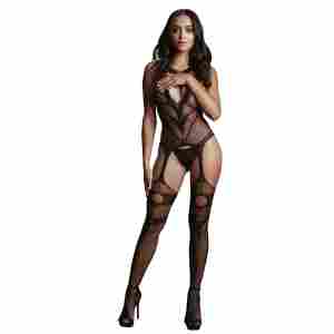 Suspender Bodystocking - One Size