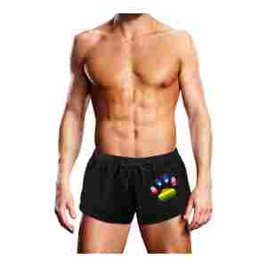 Swim Trunk - Black Oversized Paw