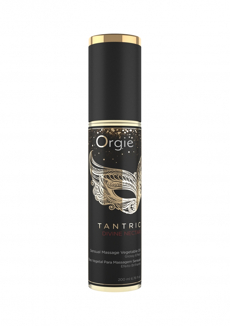 Tantric Divine Nectar - Shining Effect Massage Oil - 7 fl oz / 200 ml