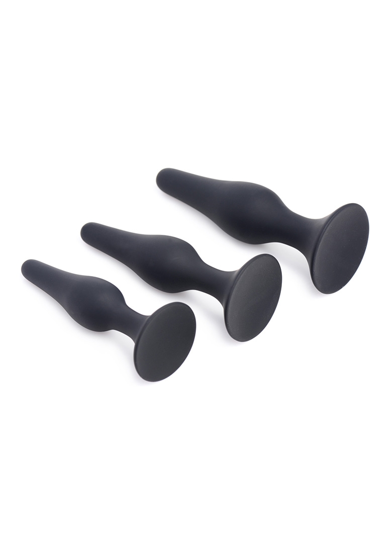 Triple Spire - Silicone Anal Trainer - 3 Pieces