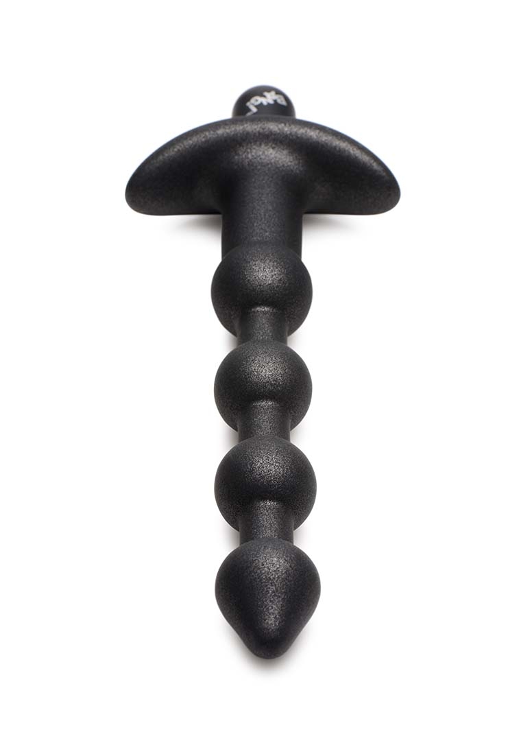 Vibrating Silicone Anal Beads with Remote Control and 25 Speeds
