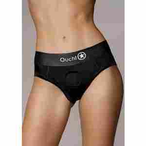 Vibrating Strap-on High-cut Brief - XS/S