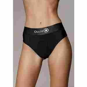 Vibrating Strap-on Thong with Removable Rear Straps - XS/S