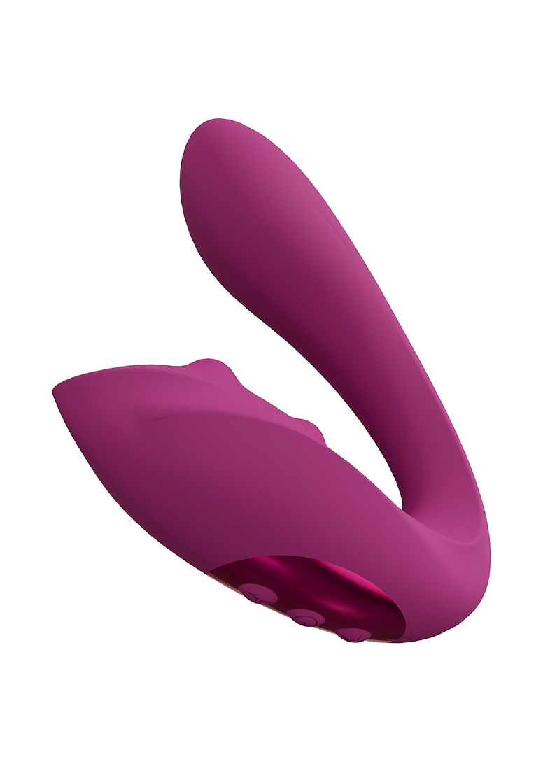 Yuki - Rechargeable Dual Motor - G-Spot Vibrator with Massaging Beads - Pink