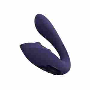 Yuki - Rechargeable Dual Motor - G-Spot Vibrator with Massaging Beads - Purple