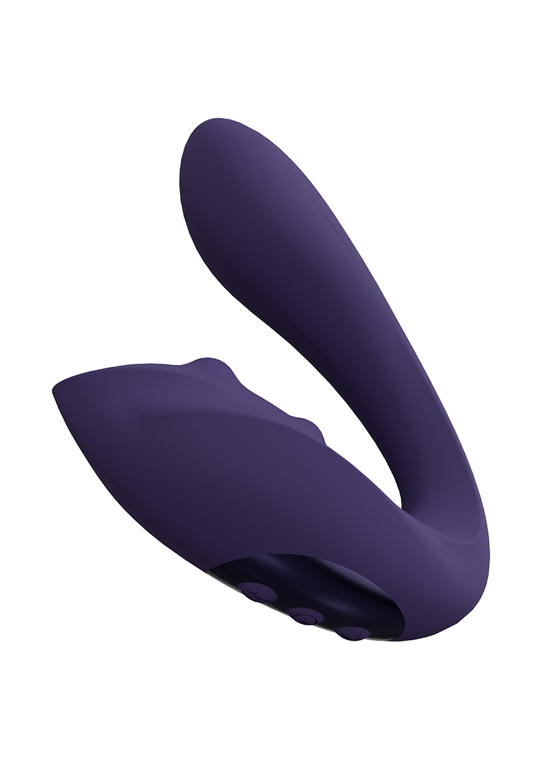 Yuki - Rechargeable Dual Motor - G-Spot Vibrator with Massaging Beads - Purple