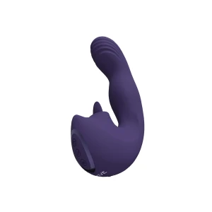 Yumi - Rechargeable Triple Motor - G-Spot Finger Motion Vibrator and Flickering Tongue Stimulator -
