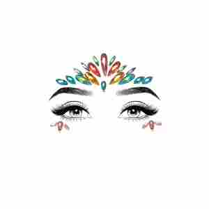 Avri face jewels sticker