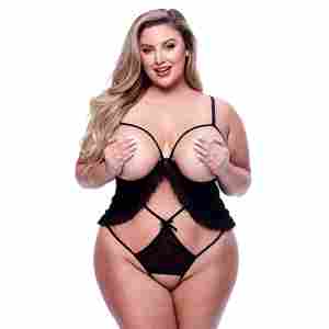 Baci - Peek-a-boo Criss-cross Teddy Queen