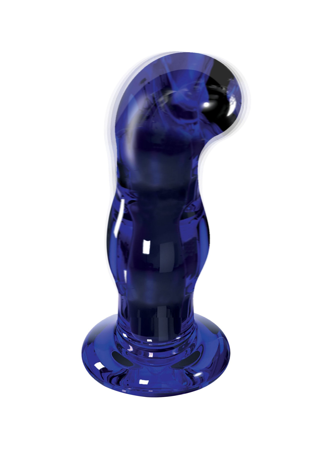 Gleaming Vibrating Glass Plug