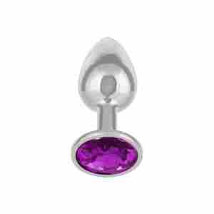 Jewel Small Amethyst Plug