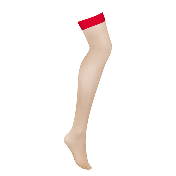 Obsessive - S814 Stockings Red S/M