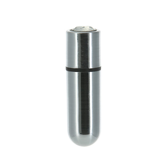 PowerBullet - First Class Mini Bulllet with Crystal 9 Function Silver