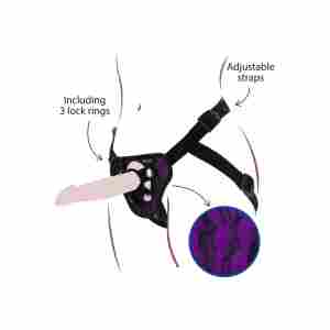 Strap-On Lace Harness