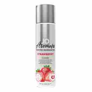 System JO - Aromatix Scented Massage Oil Strawberry 120 ml