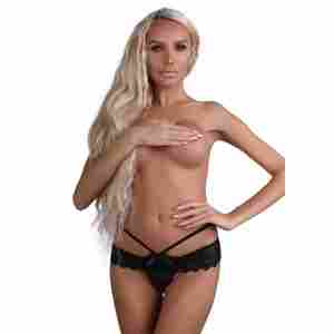 Taylor crotchless panty