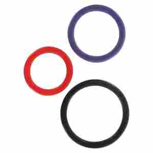 Triple Rings Multicolor 3pcs