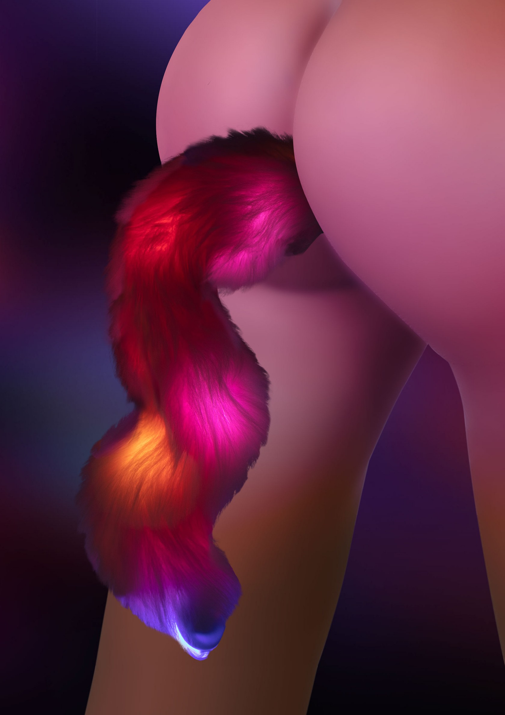 Unicorn Tail & Buttplug LED