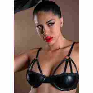Wetlook Bra With Straps