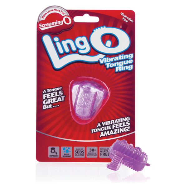 Вибриращ пръстен за език The Screaming O - The LingO Purple