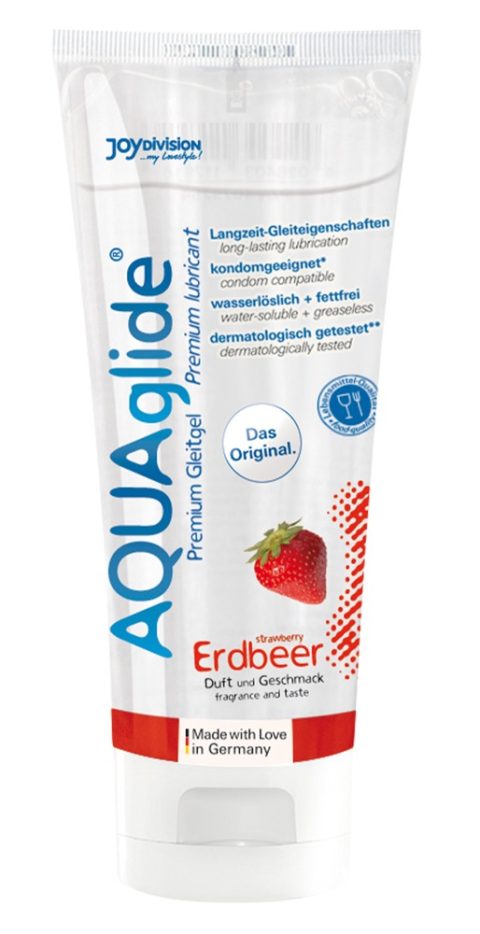 AQUAglide strawberry 100 ml - Image 2