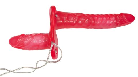 Bad Kitty Vibr. Strap-On Duo - Image 4