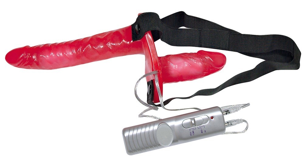 Bad Kitty Vibr. Strap-On Duo