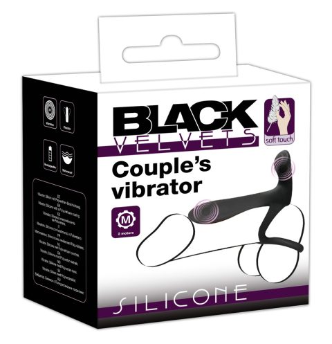 Black Velvets Couples Vibrator - Image 2