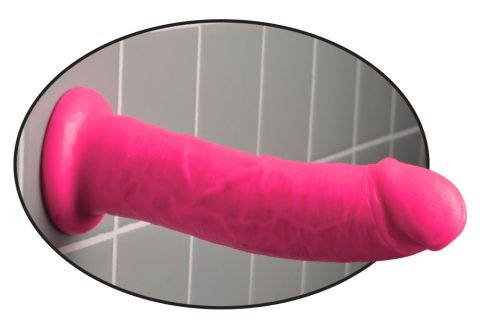 Dillio 8" Dildo Pink - Image 3