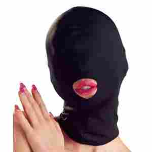 Head mask mouth black BK