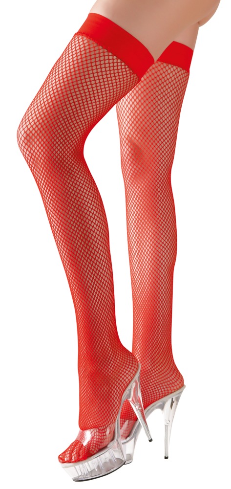 Hold-up Stockings red XL