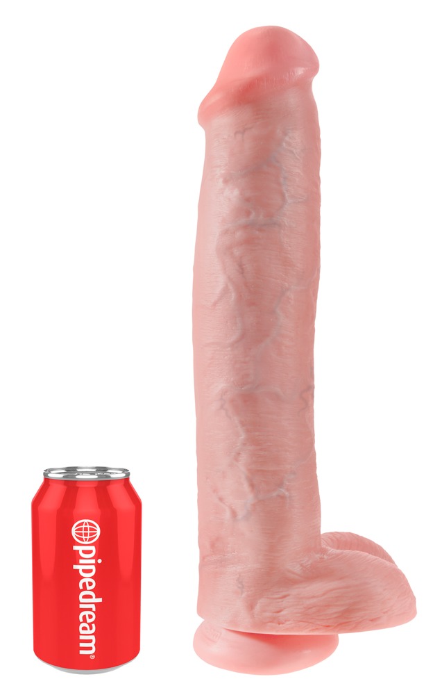 King Cock 15" Cock w Balls