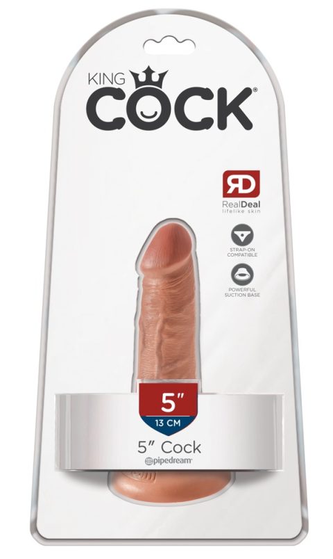 King Cock 5" Cock Tan - Image 2