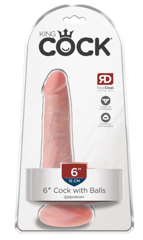 King Cock 6 Cock w Balls Light - Image 2