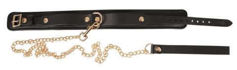 Leather Collar and Leash gold - Image 5