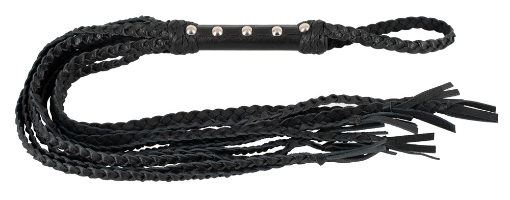 Leather Flogger CatONine