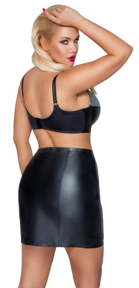 Leather Mini Skirt XS - Image 6