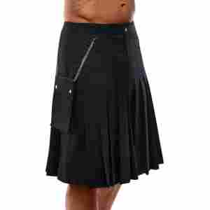 Men's Kilt Black 2XL
