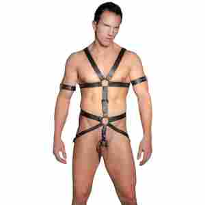 Men's Leather Harness L/XL