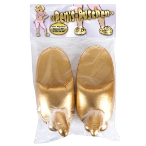Penis Slippers Gold
