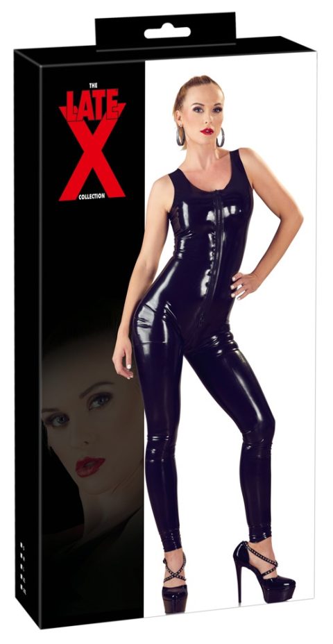 Latex Catsuit black S - Image 2