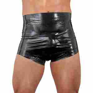 Latex Diaper Briefs black 2XL