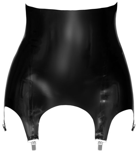 Latex Suspender Belt 2XL - Image 6