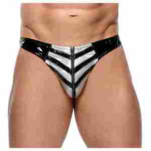 Vinyl Briefs Men 2XL