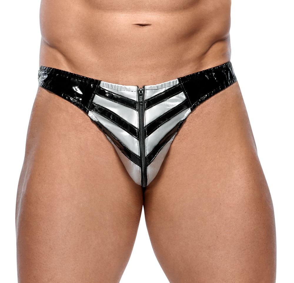 Vinyl Briefs Men 2XL