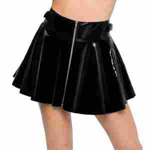 Vinyl Mini Skirt XL