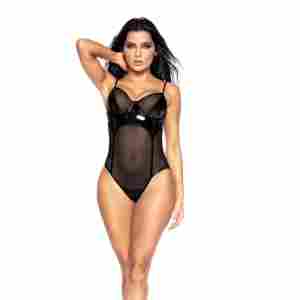 Bodysuit - S - Wet Black