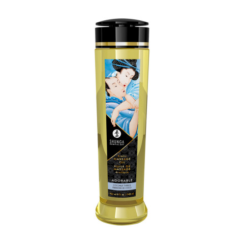 Erotic Massage Oil - Coconut Thrills - 8 fl oz / 240 ml - Image 3